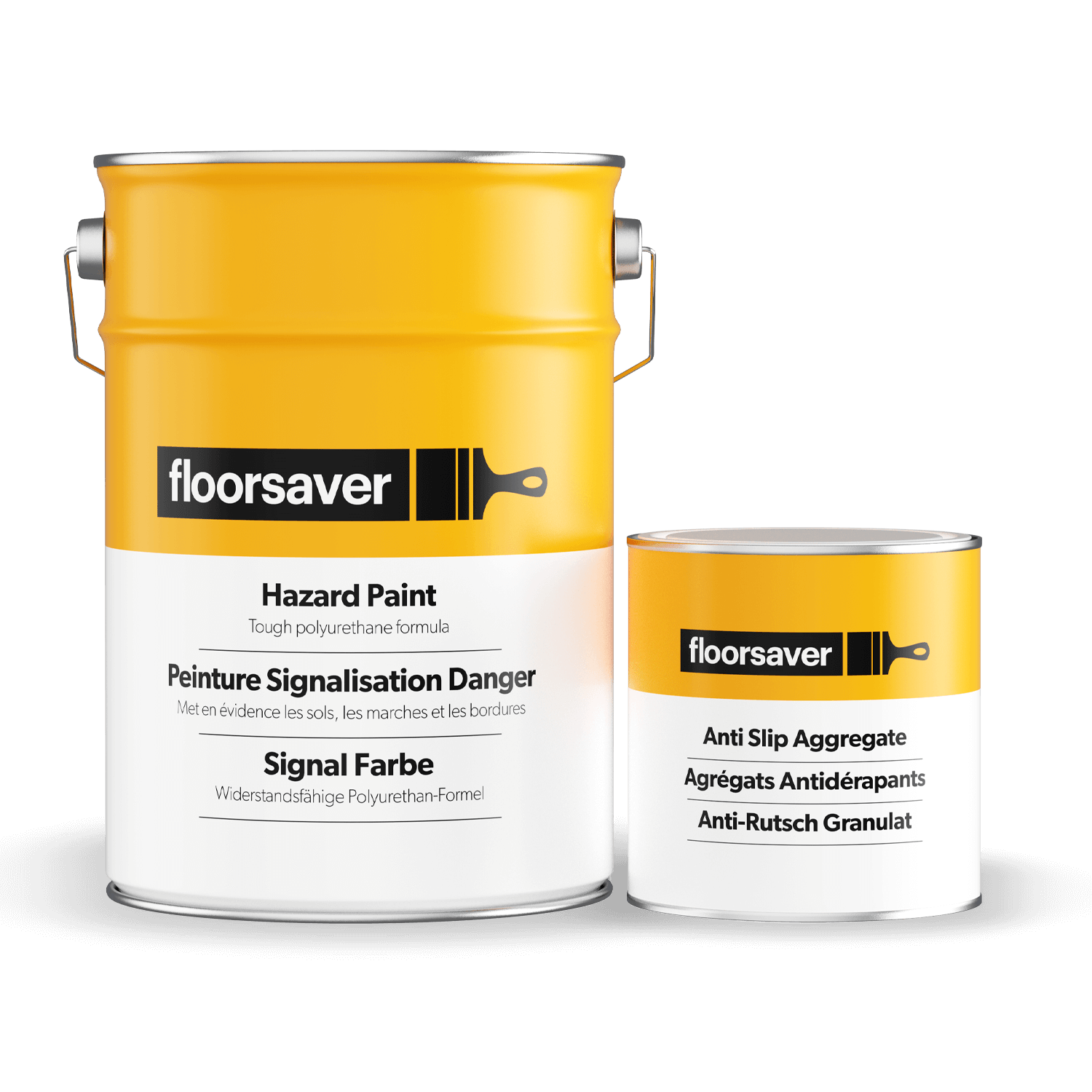 Peinture Signalisation Danger Antidérapante - 2.5L