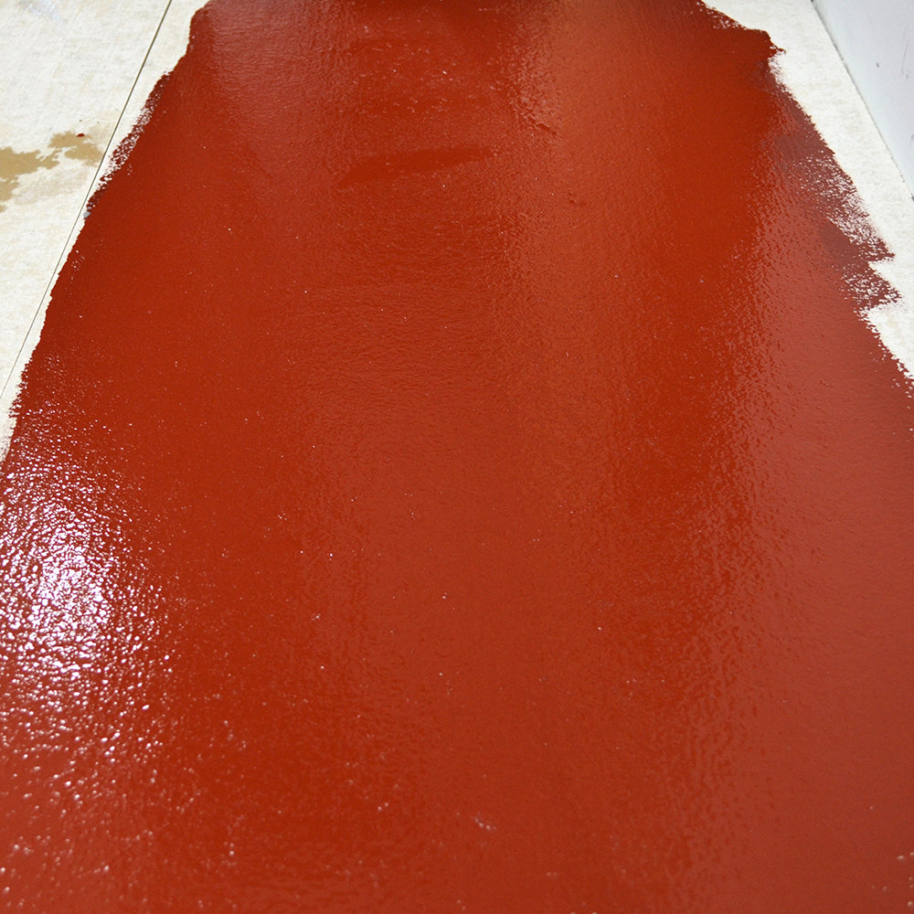 Séchage de la Peinture Époxy Antidérapante pour Sol rouge