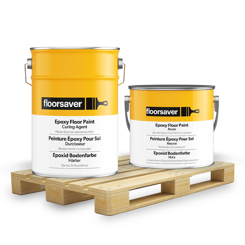 Peinture Époxy pour Sol - Palette de 20 × 5 L - Gris