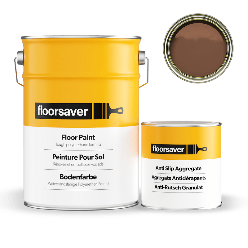 Image de Peinture Antidérapante pour Sol brun