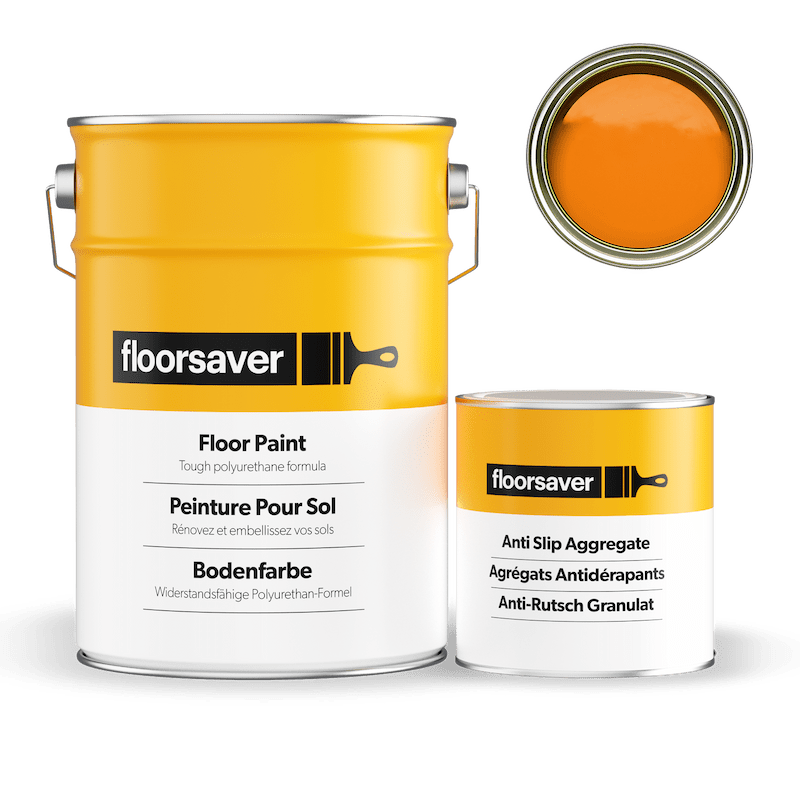 Image de Peinture Antidérapante pour Sol orange