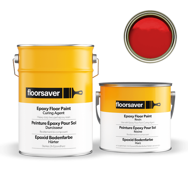 Image de Peinture Époxy Pour Sol rouge