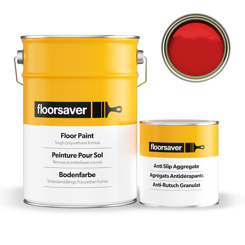 Image de Peinture Antidérapante pour Sol rouge