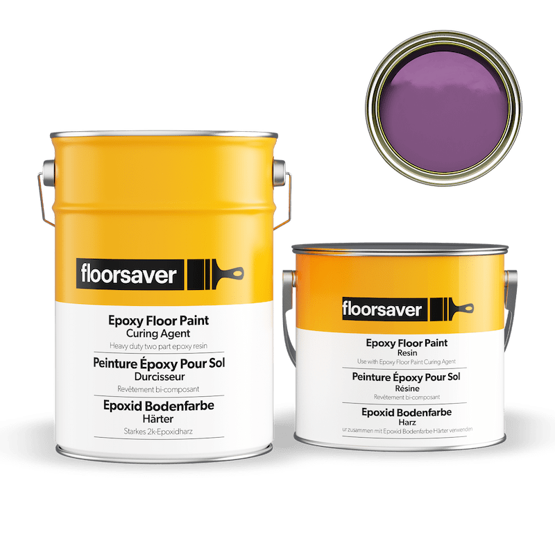 Image de Peinture Époxy Pour Sol violet